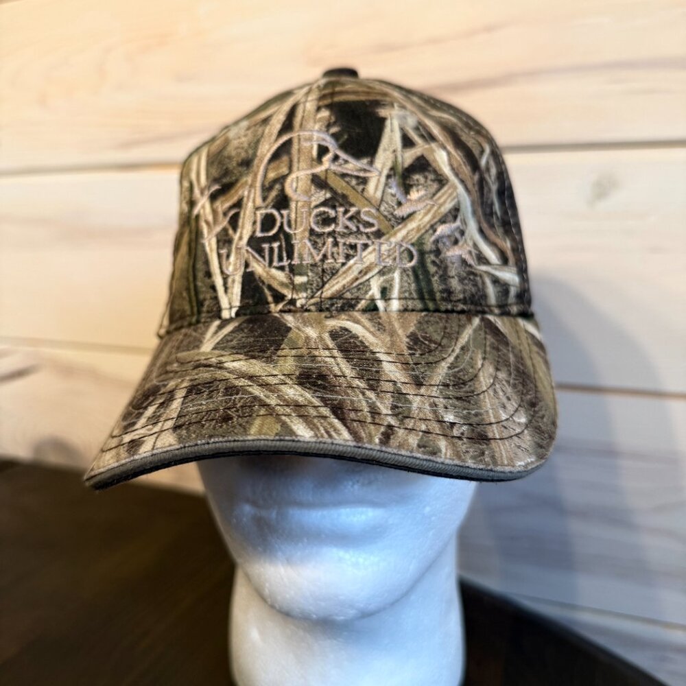 Ducks Unlimited Baseball Hat 2016 DU Leader Mossy Oak Adjustable